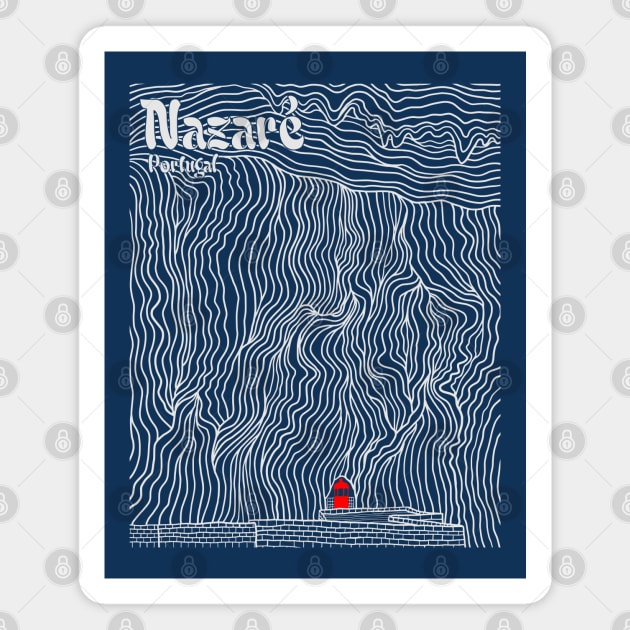 Nazare Portugal Magnet by Yeaha